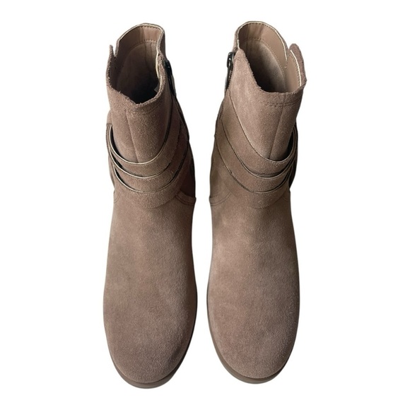 Kookaburra By Ugg Women’s Kenz Tan Suede Tassel Heeled Ankle Boots - Picture 9 of 9